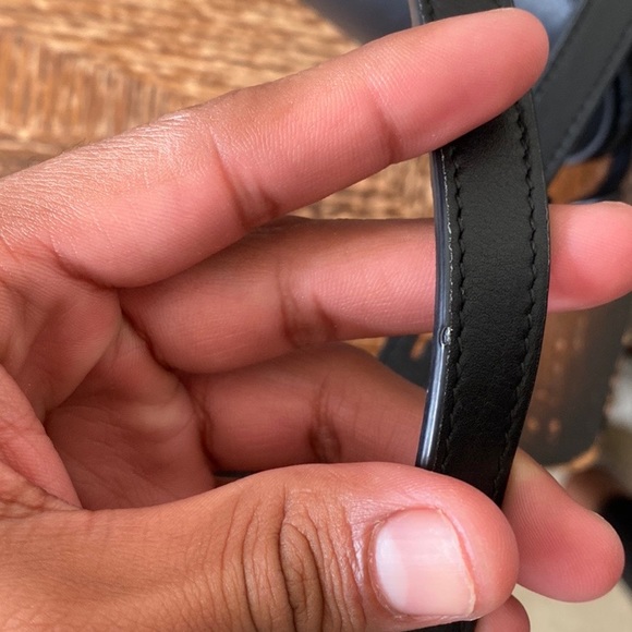 GUCCI Calfskin Matelasse GG Marmont Flap Backpack Black - Picture 8 of 11